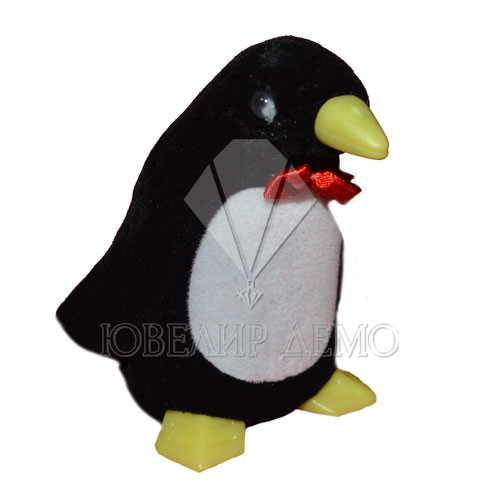 Футляр «пингвин» черно-белый универсальная прорезь
